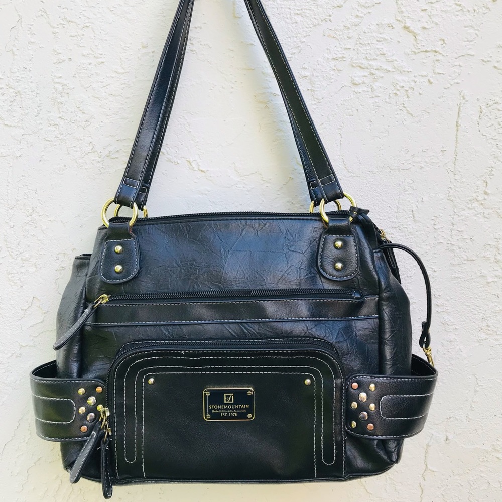 Stone Mountain bag purse 40th anniversary edition black